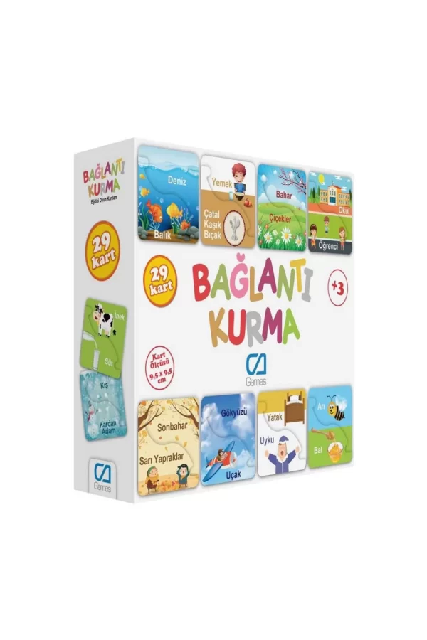 Nessiworld  Games Bağlantı Kurma Eğitici Oyun Kartları 29 Kart