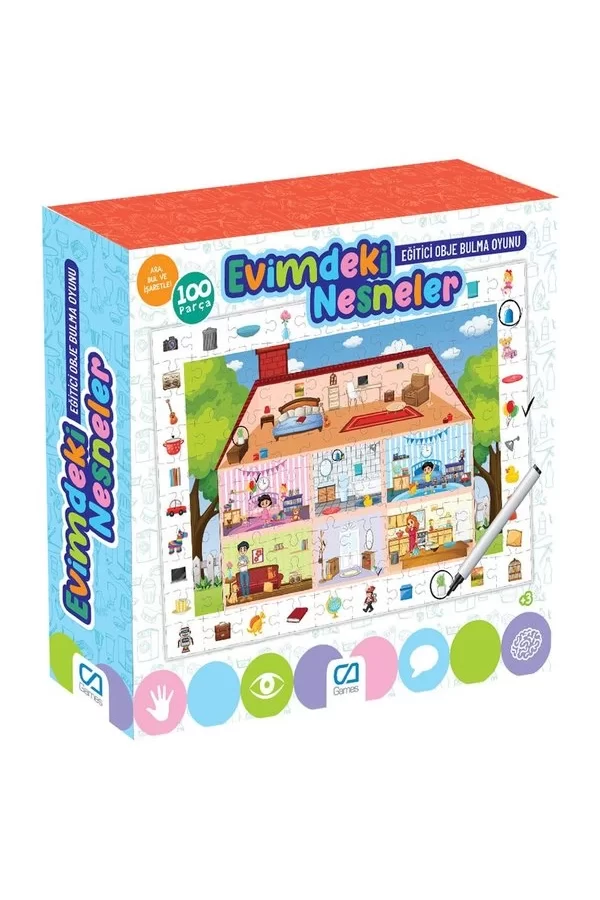 Nessiworld Games Evimdeki Nesneler 100 Parça 5150
