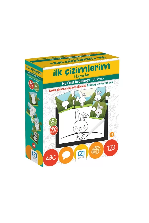 Nessiworld  Games İlk Çizimlerim Hayvanlar 40 Parça 5205