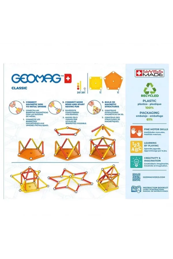 Nessiworld  Geomag Classic Manyetik Zeka Oyunu 42 Parça