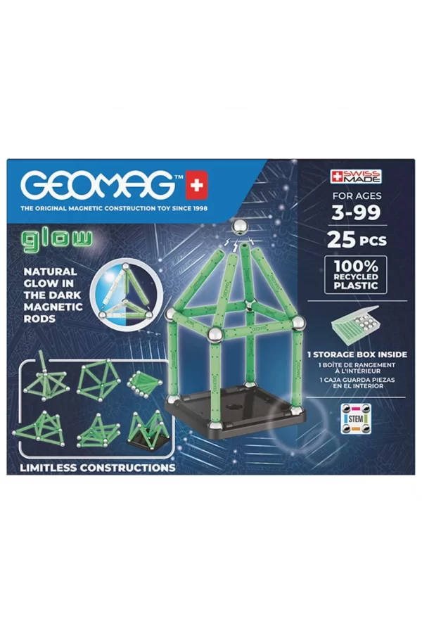 Nessiworld  Geomag Glow Manyetik Zeka Oyunu 25 Parça