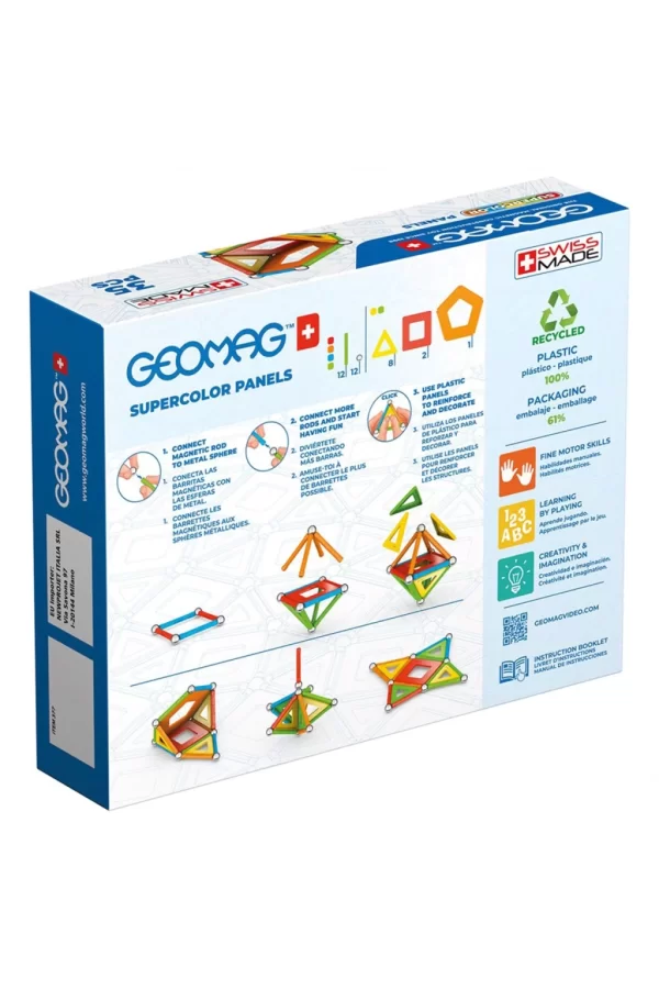 Nessiworld  Geomag Supercolor Panels Manyetik Zeka Oyunu 35 Parça