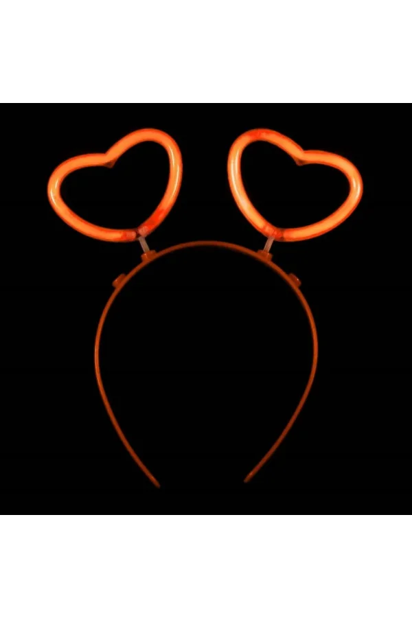 Nessiworld  Glow Stick Karanlıkta Yanan Fosforlu Kalp Taç 12 Adet