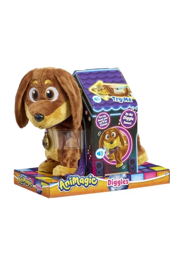 Nessiworld GOLI 923207 Animagic Köpek - Diggles
