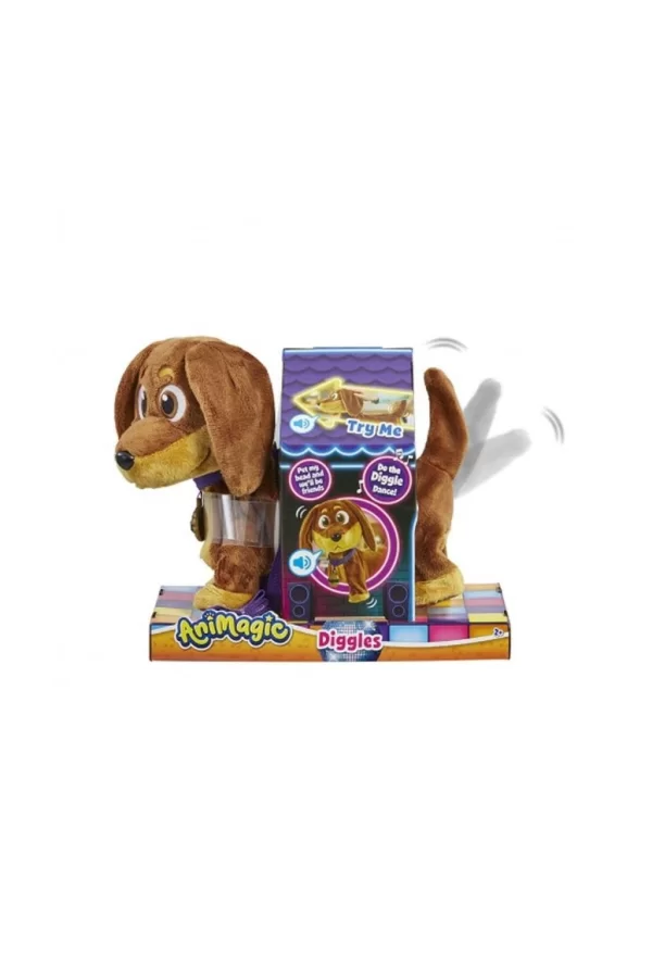 Nessiworld GOLI 923207 Animagic Köpek - Diggles