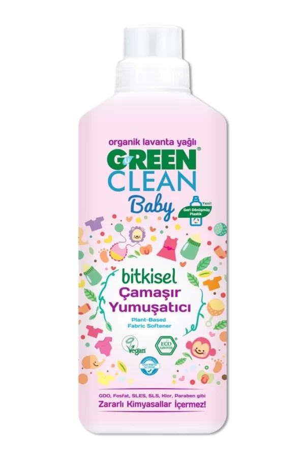 Nessiworld  Green Clean Baby Bitkisel Çamaşır Yumuşatıcı 1000 ml