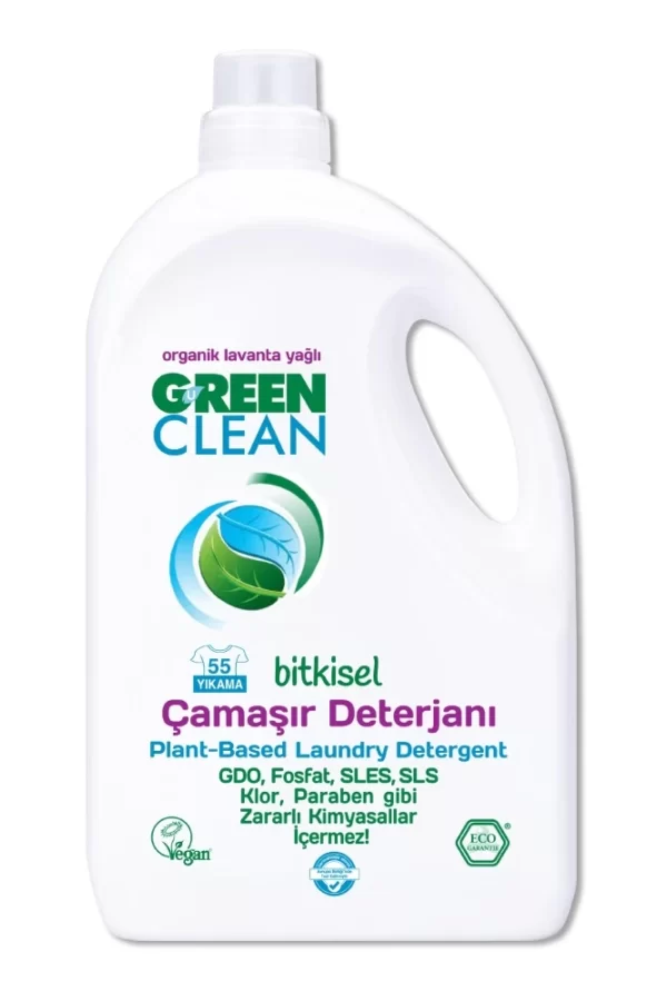 Nessiworld  Green Clean Bitkisel Çamaşır Deterjanı 2750 ml (55 Yıkama)