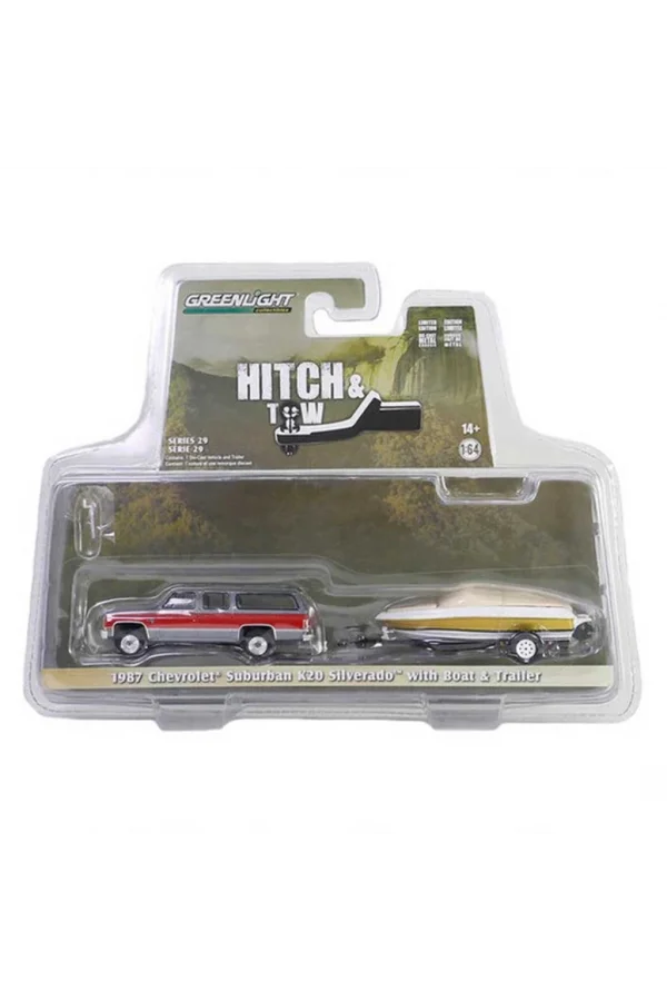 Nessiworld  Greenlight 1/64 1987 Chevrolet Suburban K20 Silverado