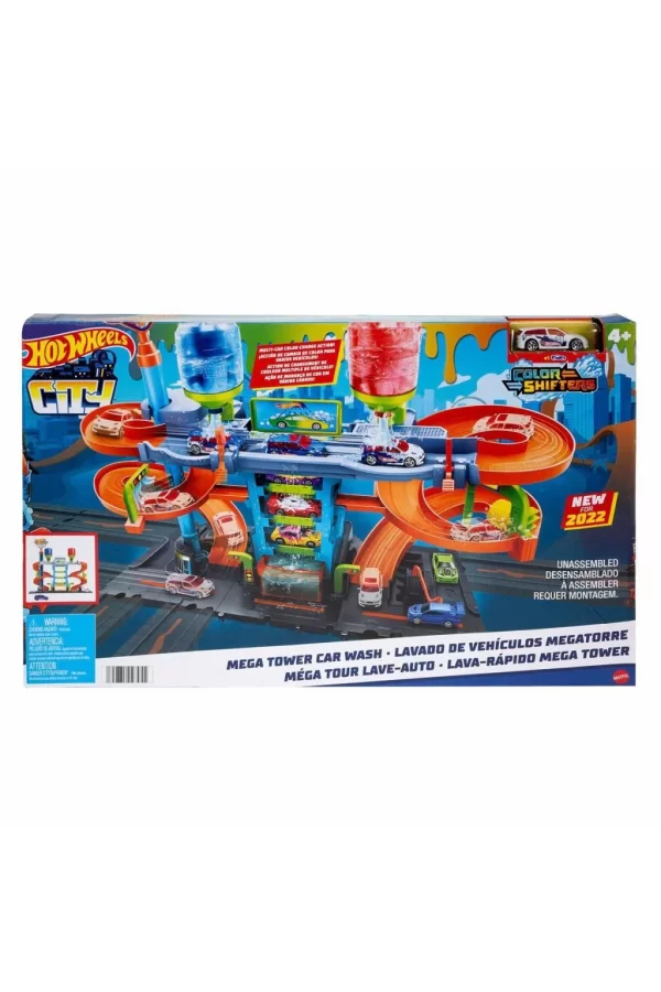 Nessiworld HDP05 Hot Wheels Mega Araba Yıkama Kulesi
