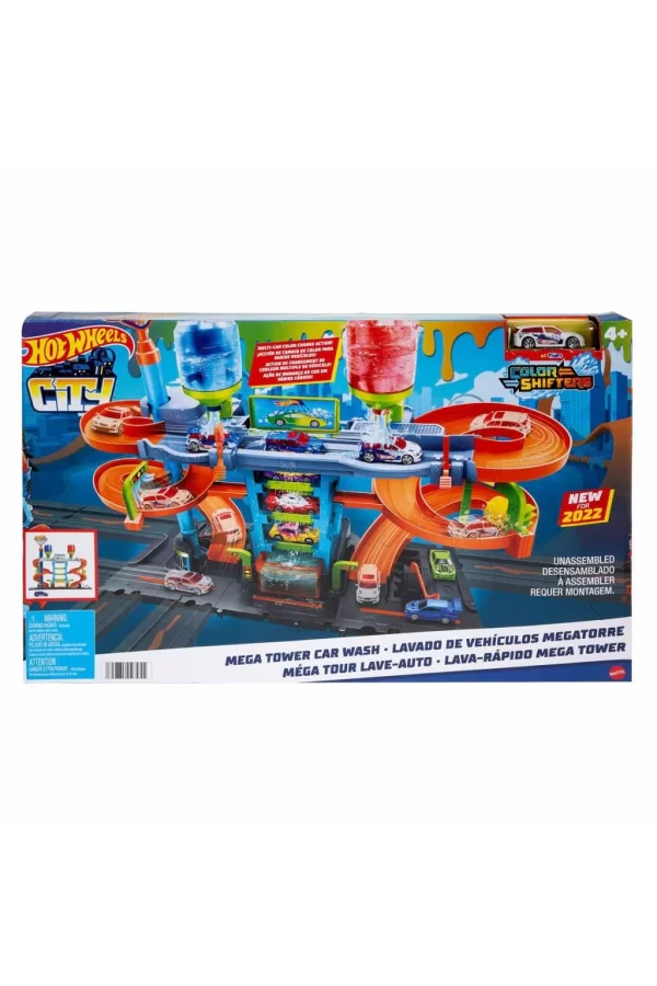 Nessiworld HDP05 Hot Wheels Mega Araba Yıkama Kulesi