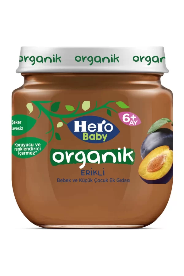 Nessiworld Hero Baby Organik Erik Püresi Kavanoz Mama 120 Gr