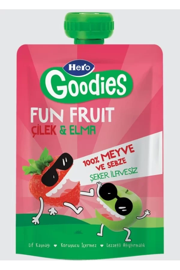 Nessiworld Hero Goodies Çilek Elma Havuç 100 Gr