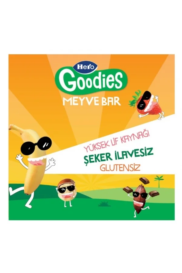 Nessiworld Hero Goodies Çilek Kakao Meyve Bar 30 Gr