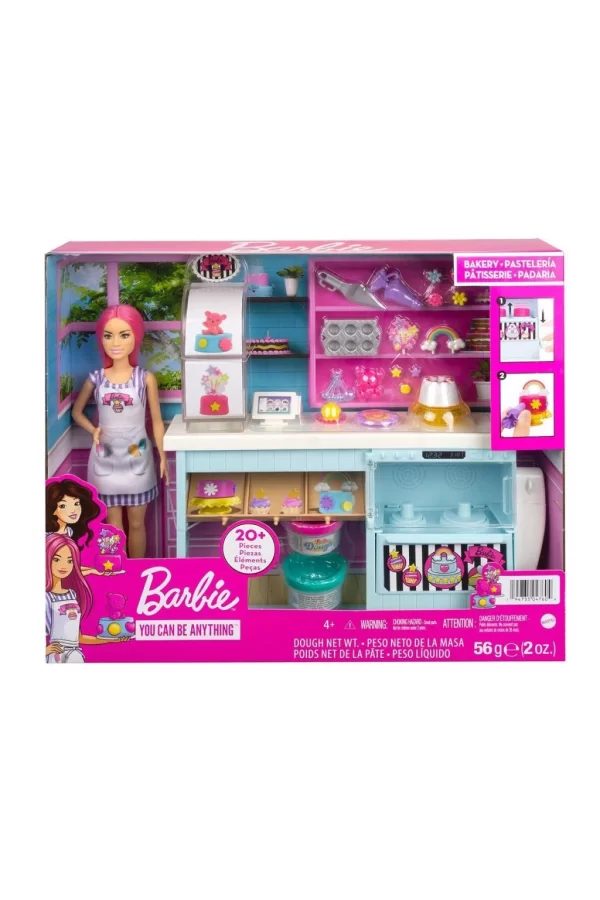 Nessiworld HGB73 Barbie Pasta Dükkanı Oyun Seti