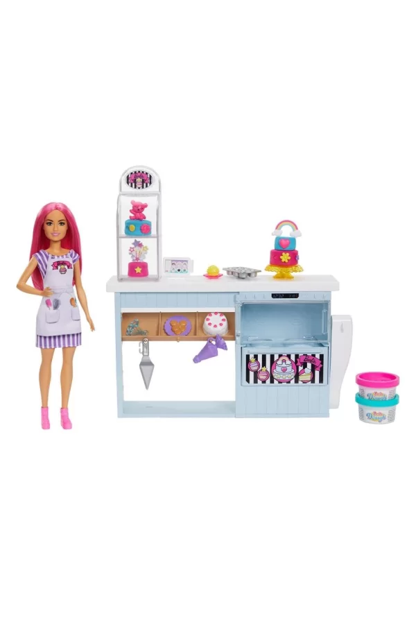 Nessiworld HGB73 Barbie Pasta Dükkanı Oyun Seti