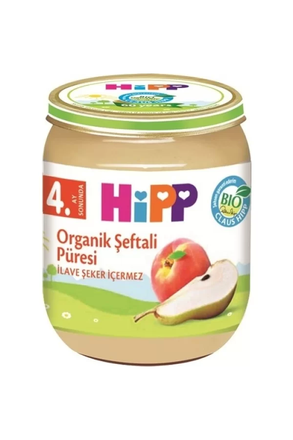 Nessiworld Hipp Organik Şeftali Püresi 125 Gr