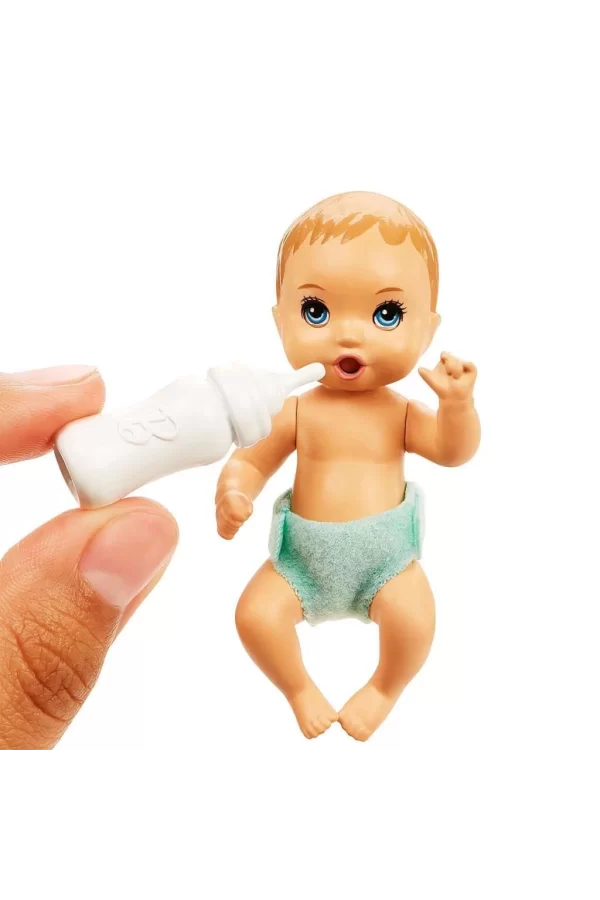 Nessiworld  HJY33 Mavi Saçlı Skipper Bebek Bakıcısı  ve Oyun Seti