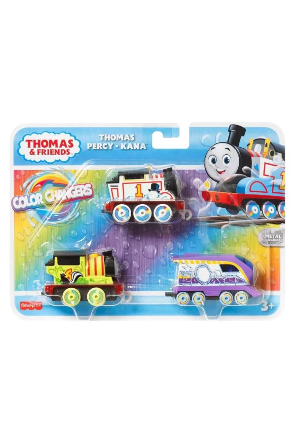 Nessiworld  HNP82 Thomas ve Arkadaşları - Renk Değiştiren Küçük Trenler 3lü Paket