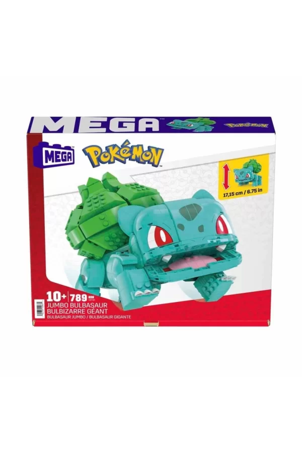 Nessiworld HNT96 MEGA Pokémon™ Jumbo Bulbasaur 789 parça +10 yaş