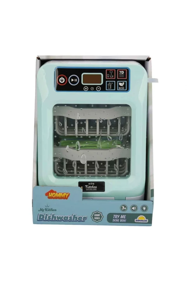 Nessiworld  Hommy Sesli ve Işıklı Yeşil Bulaşık Makinesi