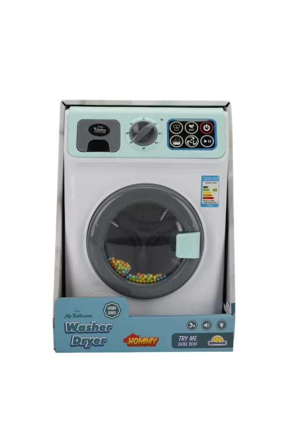 Nessiworld  Hommy Sesli ve Işıklı Yeşil Çamaşır Makinesi
