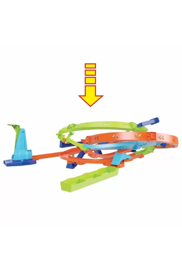 Nessiworld  Hot Wheels Bumerang Çemberli Yarış Pisti HTK16