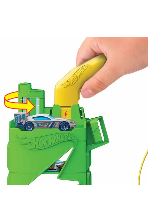 Nessiworld  Hot Wheels Elektrikli Araç Şarj İstasyonu Oyun Seti HTN79