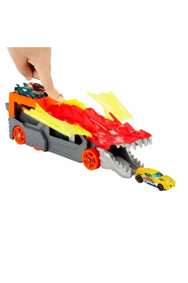 Nessiworld  Hot Wheels Fırlatıcı ve Taşıyıcı Ejderha GTK42