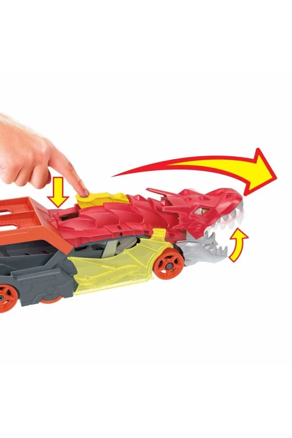 Nessiworld  Hot Wheels Fırlatıcı ve Taşıyıcı Ejderha GTK42