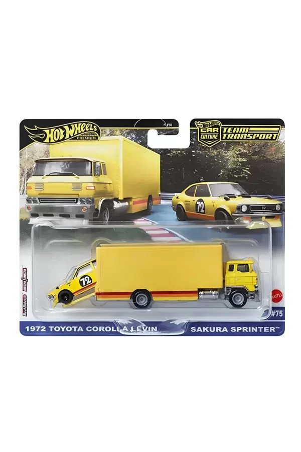 Nessiworld Hot Wheels Team Transport Toyota Coralla Levin Sakura Sprinte