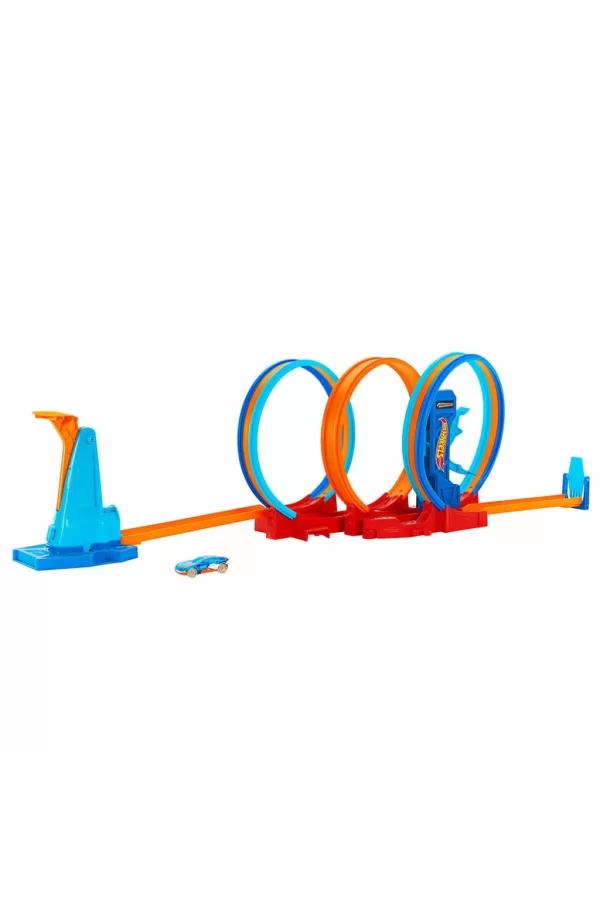 Nessiworld HPX93 Hot Wheels Ultra Hots Çılgın Çember Yarışı Seti