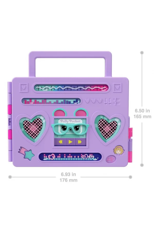 Nessiworld  HRD65 Polly Pocket Radyo Temalı Moda Eğlencesi Oyun Seti