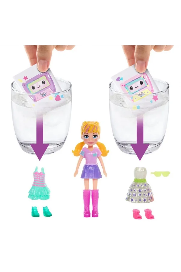 Nessiworld  HRD65 Polly Pocket Radyo Temalı Moda Eğlencesi Oyun Seti