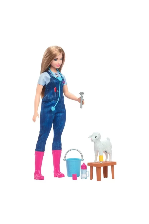 Nessiworld  HRG42 Barbie 65. Yıl Deluxe Kariyer Bebekleri - Veteriner