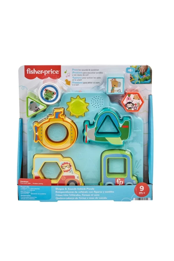 Nessiworld  HRP31 Fisher-Price Şekiller ve Sesler Puzzle