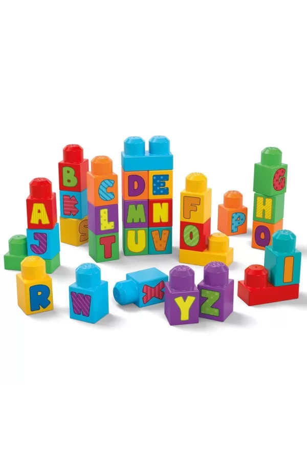 Nessiworld  HRR60 Mega Bloks Alfabeli Blok Çantası 30 parça +1 yaş