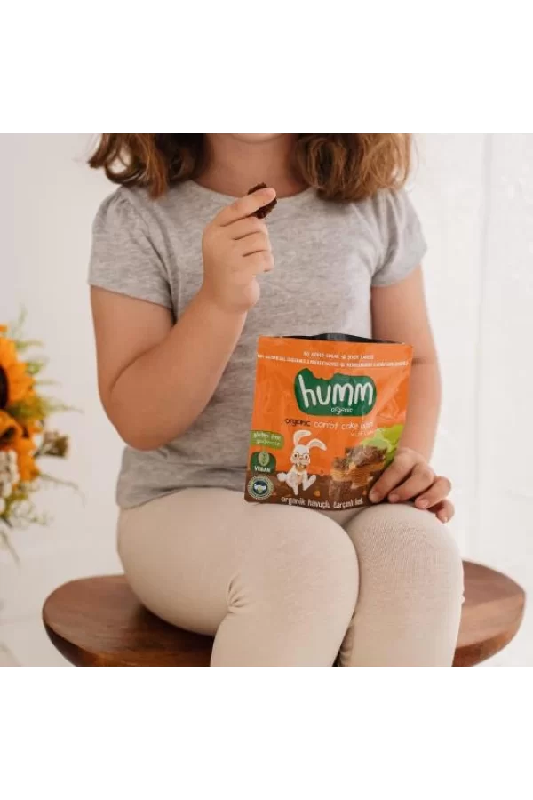 Nessiworld  Humm Organik Havuçlu Tarçınlı Vegan Kek 30 Gr