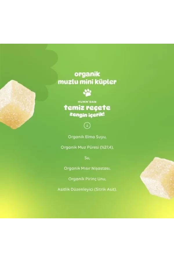 Nessiworld  Humm Organik Muzlu Glutensiz Vegan Mini Küpler 30 Gr