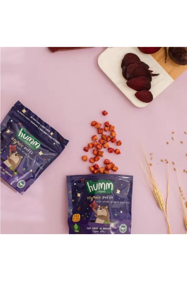 Nessiworld  Humm Organik Pancarlı ve Tam Tahıllı Puflar 30 Gr