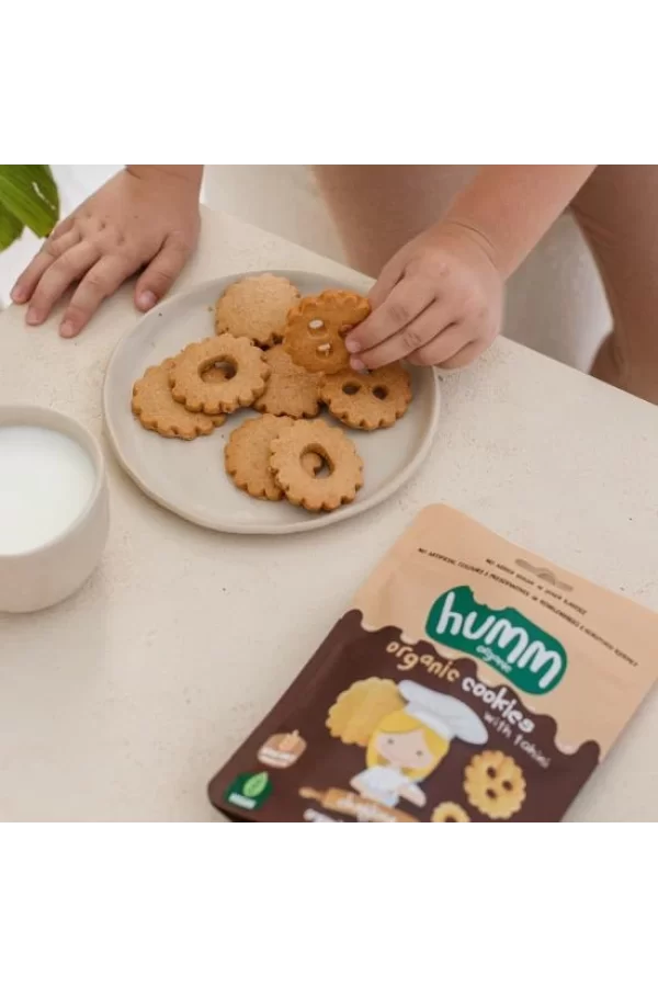 Nessiworld  Humm Organik Tahinli ve Pekmezli Vegan Kurabiye 55 Gr