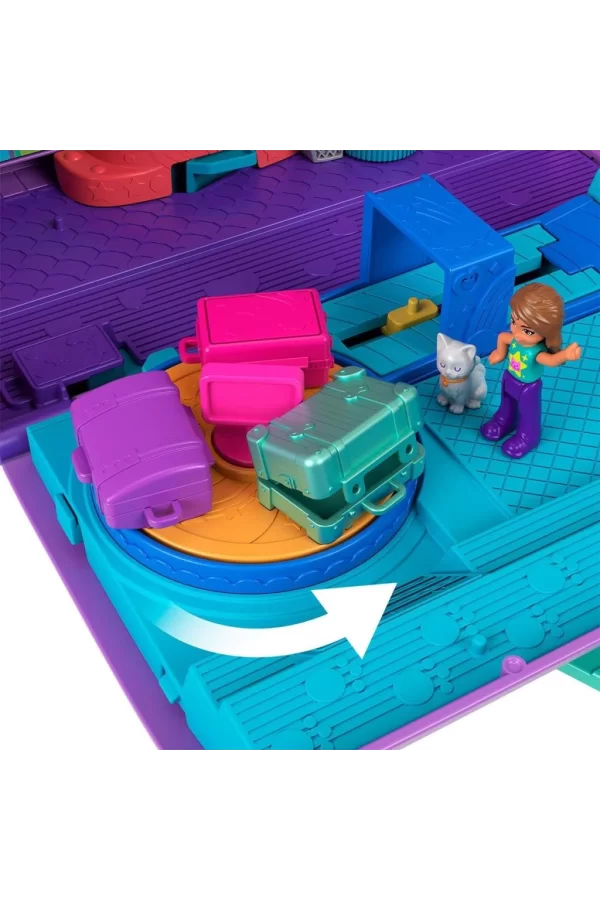 Nessiworld  HWP19 Polly Pocket Adventures in Rio Uçak Oyun Seti