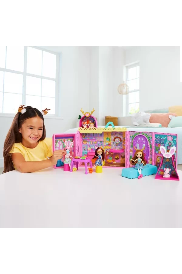Nessiworld  HXL53 Enchantimals Ana Karakter Bebekler Evi