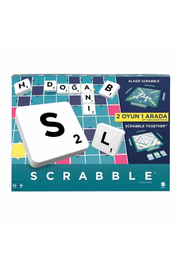 Nessiworld  HXV98 Scrabble Orijinal İkisi Bir Arada Türkçe