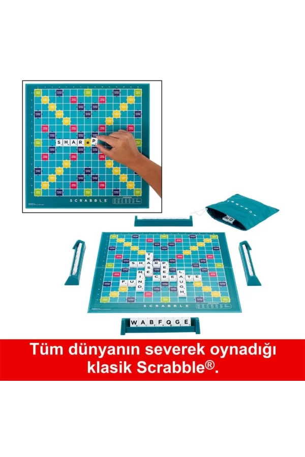 Nessiworld  HXV98 Scrabble Orijinal İkisi Bir Arada Türkçe