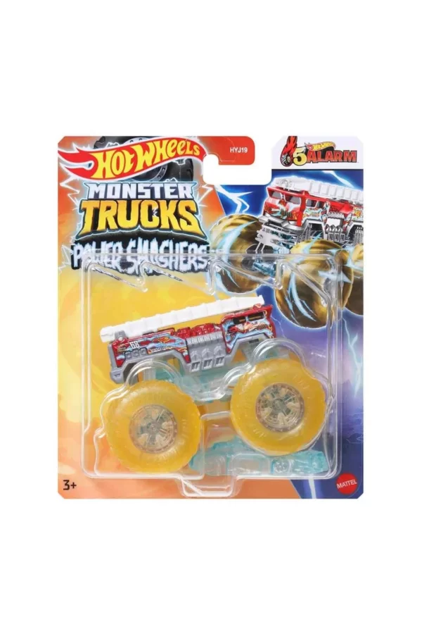 Nessiworld  HYJ19 Hot Wheels Monster Trucks Power Smashers 1:64 Arabalar