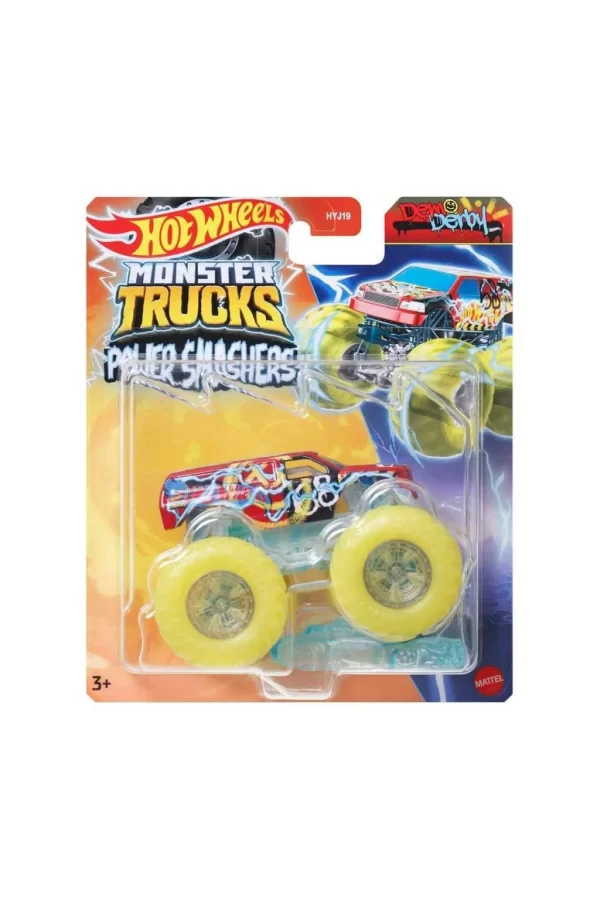 Nessiworld  HYJ19 Hot Wheels Monster Trucks Power Smashers 1:64 Arabalar