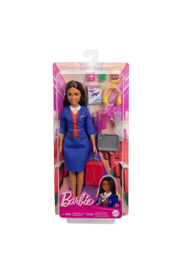 Nessiworld  HYT60 Barbie Hostes Bebek ve Aksesuarları