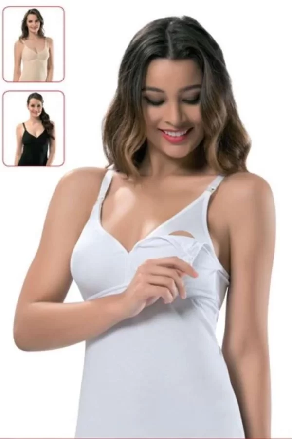 Nessiworld  İmer Emzirme Atleti 1268 Cream