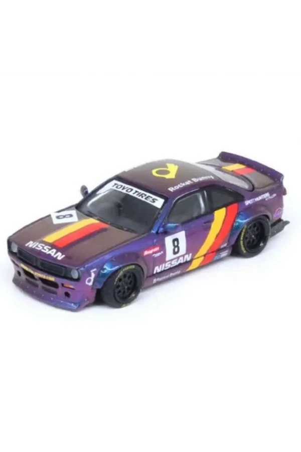 Nessiworld  Inno 1/64 Nissan Silvia S14 Boss ROCKET BUNNY Purple