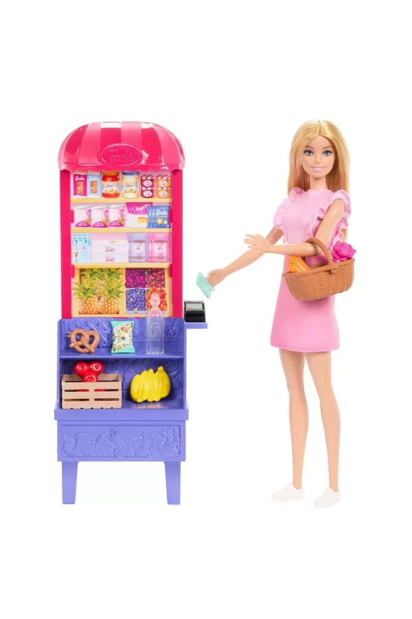 Nessiworld  JCT05 Malibu Market Barbie ve Oyun Seti Barbie and Teresa Recipe for Friendship